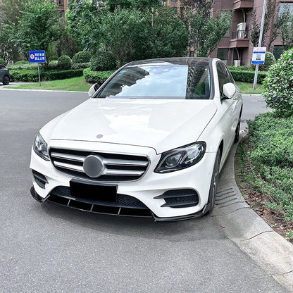 Spoiler anteriore per Mercedes W213 + C238 AMG Line 2016-2020 (pre-restyling)
