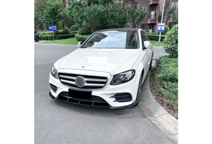 Front Spoiler Splitter Suitable for Mercedes W213 + C238 AMG Line 2016-2020 (Pre-Facelift)