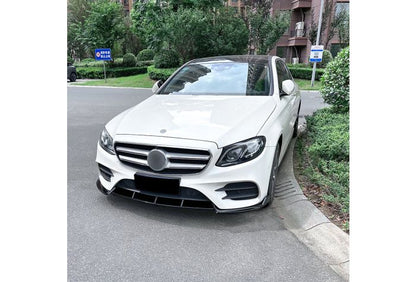 Front Spoiler Splitter Suitable for Mercedes W213 + C238 AMG Line 2016-2020 (Pre-Facelift)