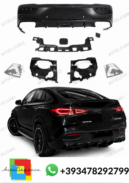 👉Diffusore + Terminali Look GLE63 AMG per GLE Coupé (C167) (2019-👈