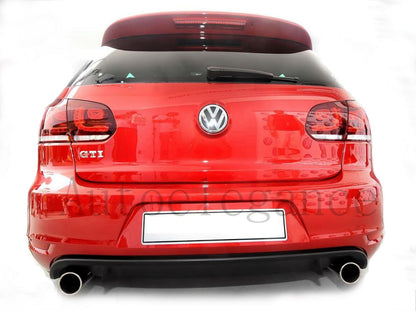 Fanali posteriori Full LED adatti per VW Golf 6 VI (2008-2013) R20 Design Red Sm