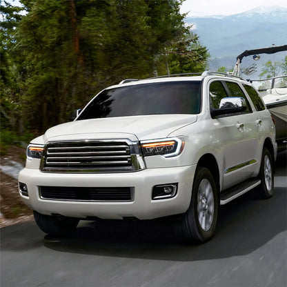 LED Headlights for Toyota Tundra 2007-2013 and Sequoia 2008-2017 2nd Generation (Fits US and Canadian Models). 