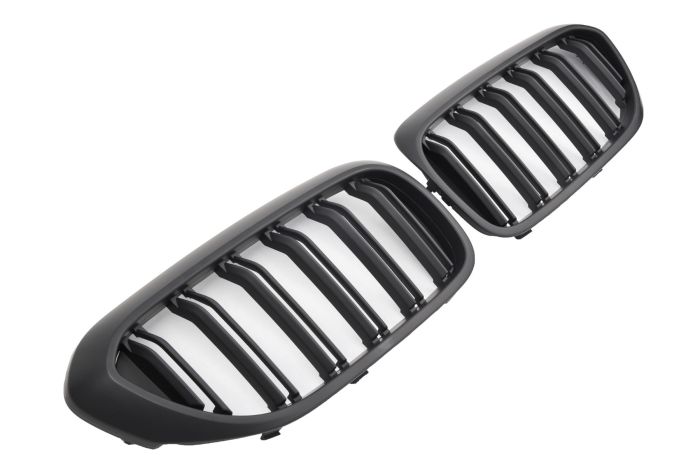 ✨GRIGLIA RADIATORE DOPPIO PONTE NERO OPACO PER BMW SERIE 5 G30 G31 ✨