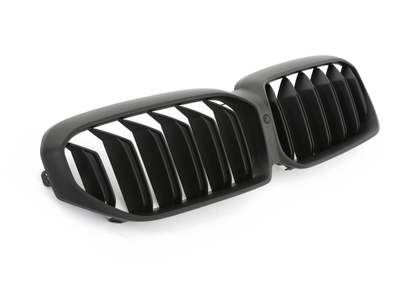 ✨MATTE BLACK DOUBLE BRACKET RADIATOR GRILLE FOR BMW 5 SERIES G30 G31 LCI SPORT✨