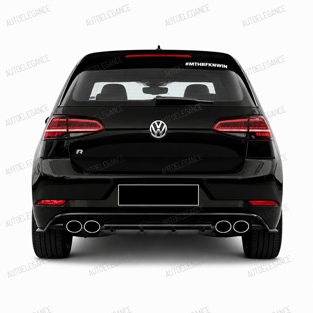 💕ART.0348 DIFFUSORE VW GOLF 7.5 2+2 NERO LUCIDO 💕