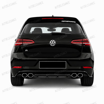 💕ART.0348 DIFFUSORE VW GOLF 7.5 2+2 NERO LUCIDO 💕