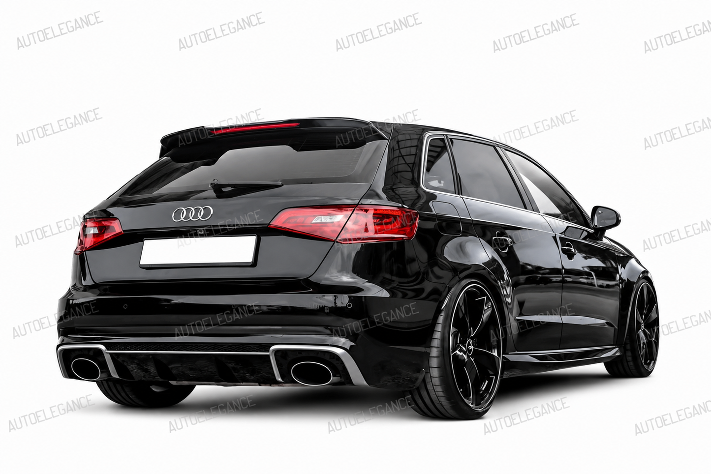 💫Diffusore Sotto Paraurti RS3 Nero Lucido per Audi A3 8V 2012-2016💫