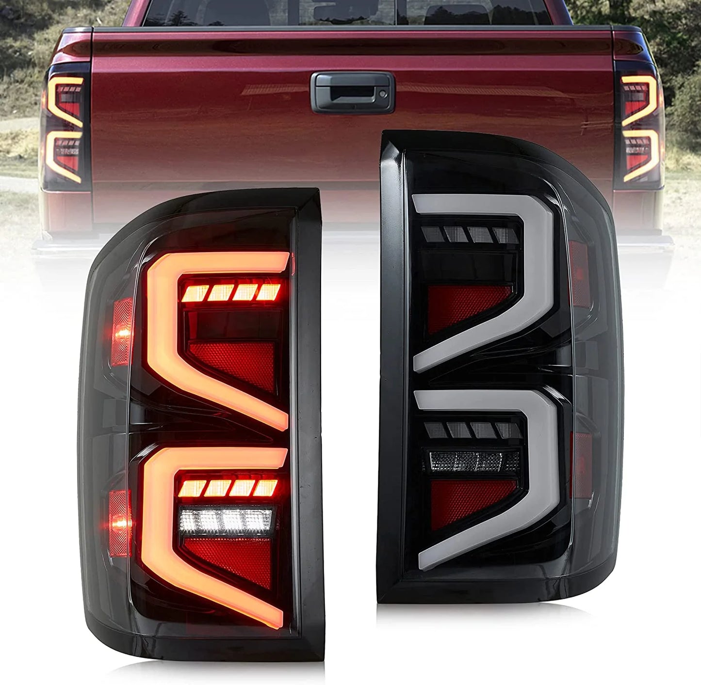 Luci posteriori per Chevy Silverado 1500 2014-2018 2500HD/ 3500HD 2015-2018 GMC Sierra 3500HD Dually modelli 2015-2019 Pickup Truck