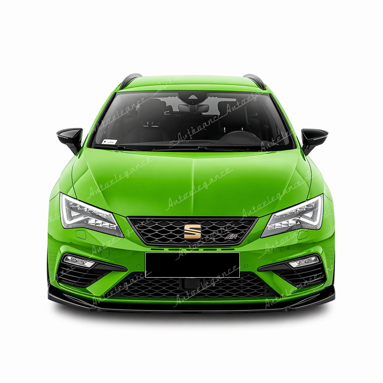 🔥ART.9572 SPLITTER ANTERIORE LEON MK 3.5 FL MAX V5 NERO LUCIDO / 2017-2020🔥