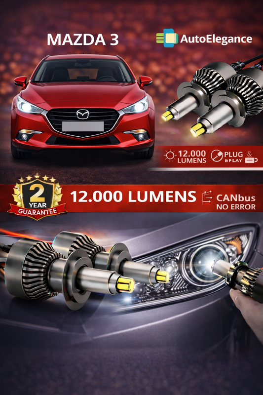 KIT LED per MAZDA 3 ANABAGLIANTI H7 CANBUS Bianco 6500K 360 gradi