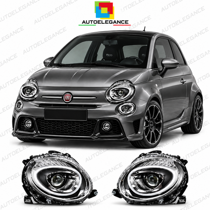 ART.10738 FARI  ANTERIORI ADATTO  PER  FIAT  500 15-20