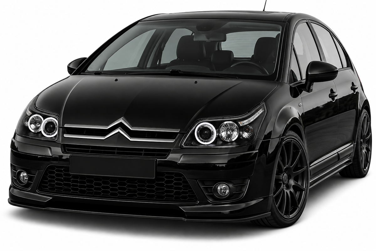 ART.6271 FARI ANTERIORI ADATTO PER CITROEN C4 2004-2010 NERO