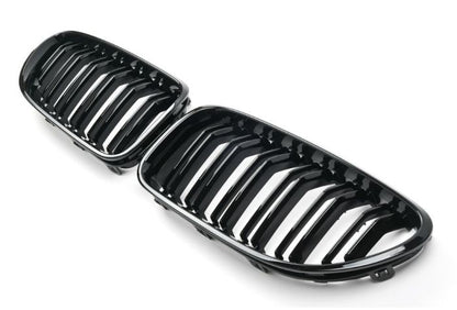 ✨GRIGLIA SPORT GRIGLIA DOPPIA BARRA NERO LUCIDO PER BMW SERIE 6 F06 F12 F13✨