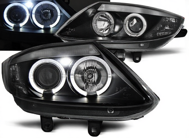 💫ART.5855 Fari anteriori ANGEL EYES adatti per BMW Z4 E85/E86 02-08💫