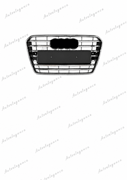 🔥ART.1559 GRIGLIA ADATTO PER AUDI A5 2012-2015 LOOK S5 PROFILI CROMATI🔥