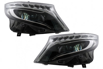 LED headlights suitable for Mercedes V-Class W447 Vito (2014-2017)