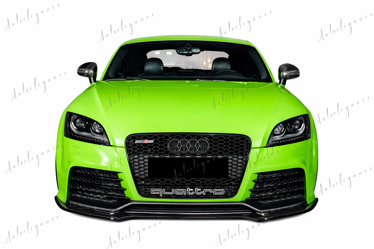 🔥ART.0931 GRIGLIA PER AUDI TT 8J 2006-2014 LOOK RSTT QUATTRO NERO LUCIDO🔥