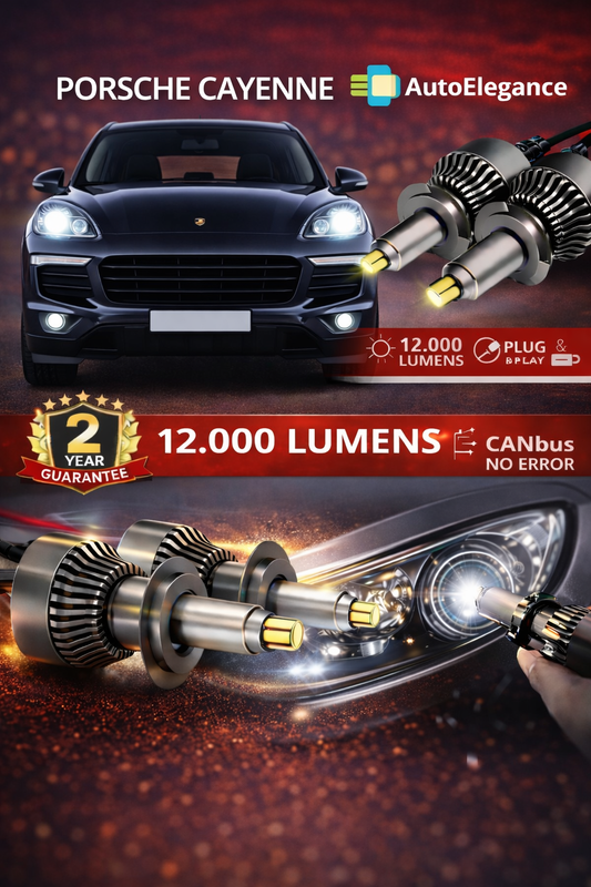 KIT LED per Porsche CAYENNE ANABAGLIANTI H7 CANBUS Bianco 6500K 360 gradi