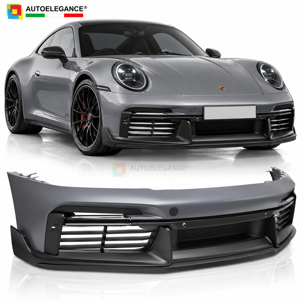 PARAURTI ANTERIORE STILE SPORT ADATTO PER PORSCHE 911 992 19-23