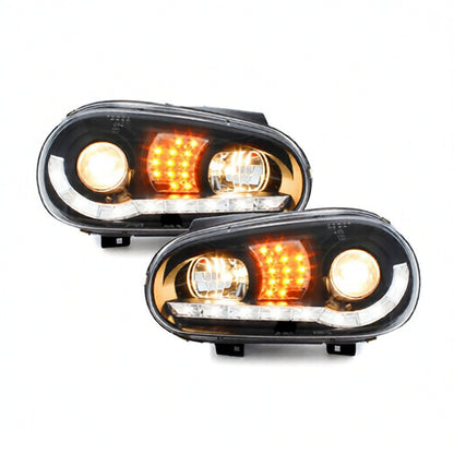 💫ART.6466 FARI DAYLIGHT NERI per VW GOLF 4 1997-2003💫