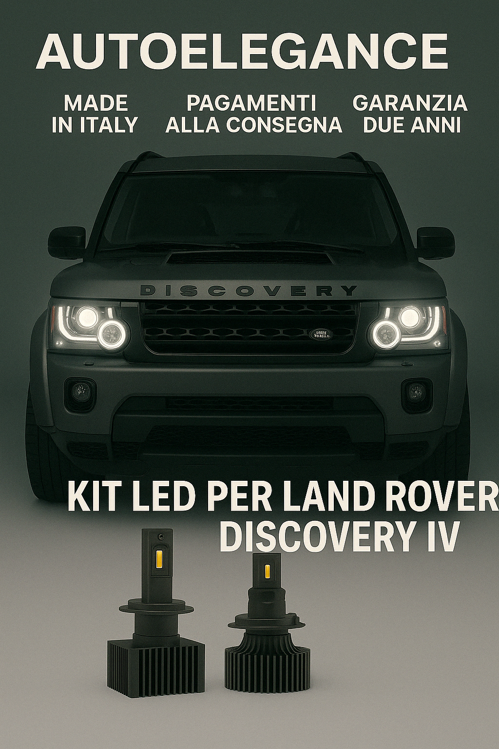 ❤️ KIT LED D3S 6000K BIANCO GHIACCIO ANABBAGLIANTI PER  LAND ROVER DISCOVERY❤️
