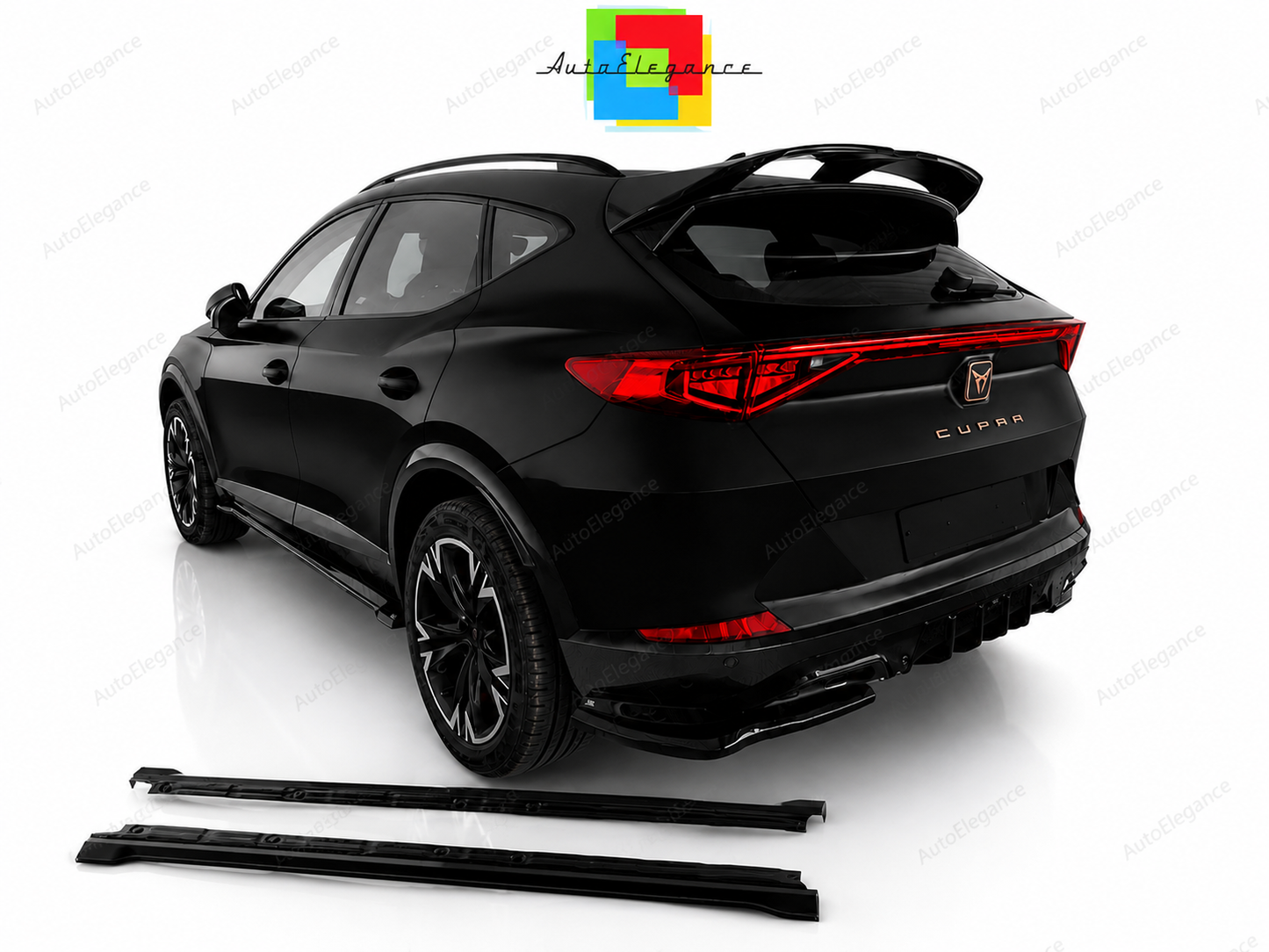 👉Minigonne Laterali Estensioni Nero Lucido per Cupra Formentor MK1 2020-2024👈