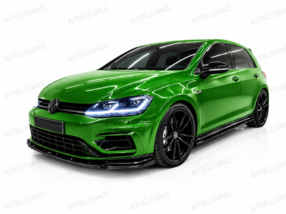 💕ART.10255 SOTTO  MINIGONNE Volkswagen Golf Mk7 Facelift R-Line NERO LUCIDO💕