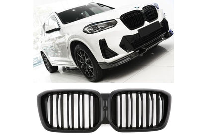 ✨GRIGLIA RADIATORE NERO OPACO ADATTO PER BMW X3 X4 G01 G02 LCI ✨