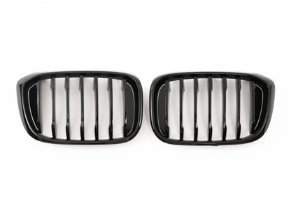 ✨GRIGLIA RADIATORE NERO LUCIDO ADATTO PER BMW X3 X4 G01 G02 LCI ✨