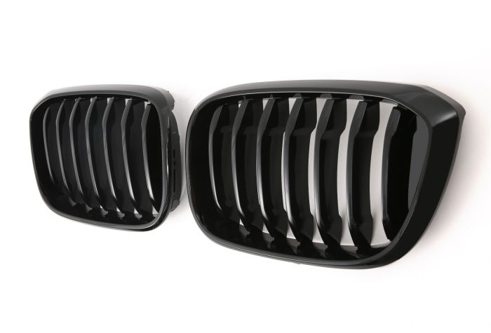 ✨GRIGLIA RADIATORE NERO LUCIDO ADATTO PER BMW X3 X4 G01 G02 LCI ✨