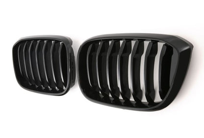 ✨GRIGLIA RADIATORE NERO LUCIDO ADATTO PER BMW X3 X4 G01 G02 LCI ✨