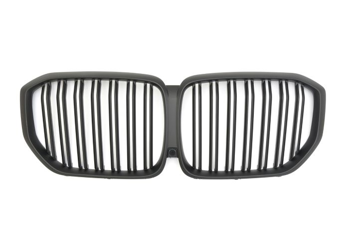 ✨GRIGLIA RADIATORE DOPPIA PONTE NERO OPACO ADATTO PER BMW X5 G05 2018-2023✨