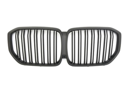 ✨GRIGLIA RADIATORE DOPPIA PONTE NERO OPACO ADATTO PER BMW X5 G05 2018-2023✨