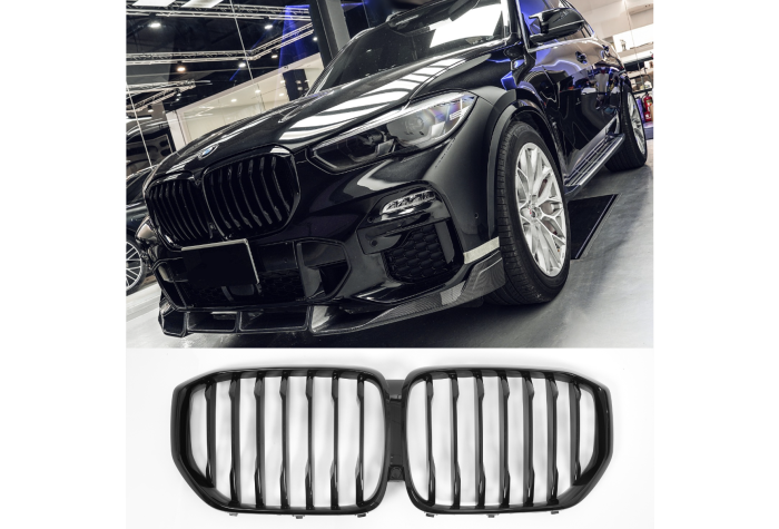 ✨GRIGLIA DEL RADIATORE NERO LUCIDO 2018-2023 ADATTO PER BMW X5 G05 2018-2023✨