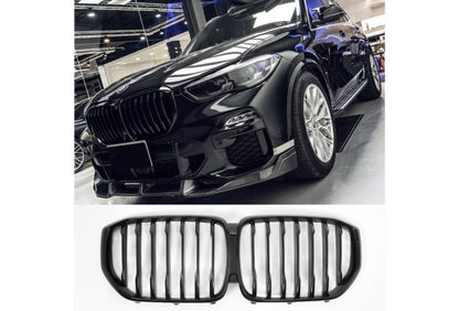 ✨GRIGLIA DEL RADIATORE NERO LUCIDO 2018-2023 ADATTO PER BMW X5 G05 2018-2023✨