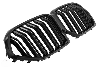 ✨GRIGLIA DOPPIA STAFFA NERA LUCIDA ADATTO PER BMW X6 G06 2023+✨