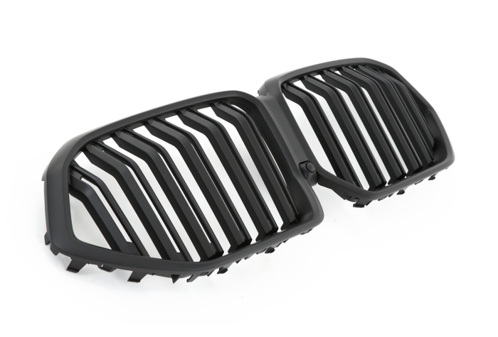 ✨GRIGLIA DOPPIA STAFFA NERA OPACO ADATTO PER BMW X6 G06 2023+✨