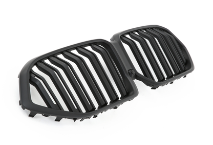 ✨GRIGLIA DOPPIA STAFFA NERA OPACO ADATTO PER BMW X6 G06 2023+✨