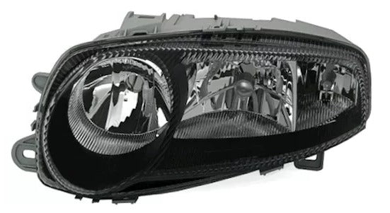 PAIR OF HEADLIGHTS for ✨Alfa Romeo 147 2000-2004 H1 H7 Black Halogen✨ 