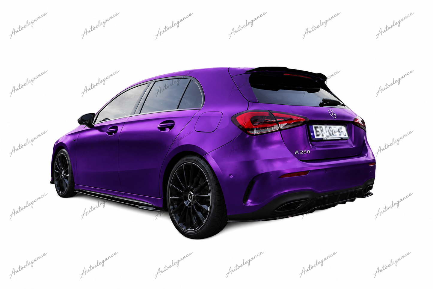 🔥ART.9797 SPLITTER POSTERIORE PER MERCEDES CLASSE A HATCHBACK AMG LINE W177🔥