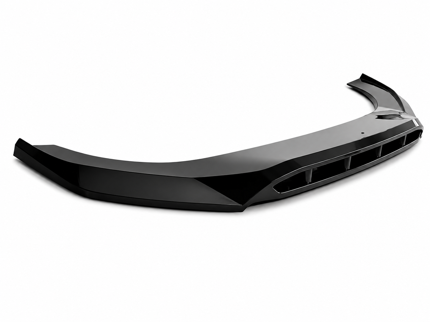 SPLITTER SUITABLE FOR VW GOLF 8 GTI GTD RLINE LOOK GLOSSY BLACK SPORTY DESIGN 