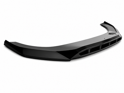 SPLITTER SUITABLE FOR VW GOLF 8 GTI GTD RLINE LOOK GLOSSY BLACK SPORTY DESIGN 
