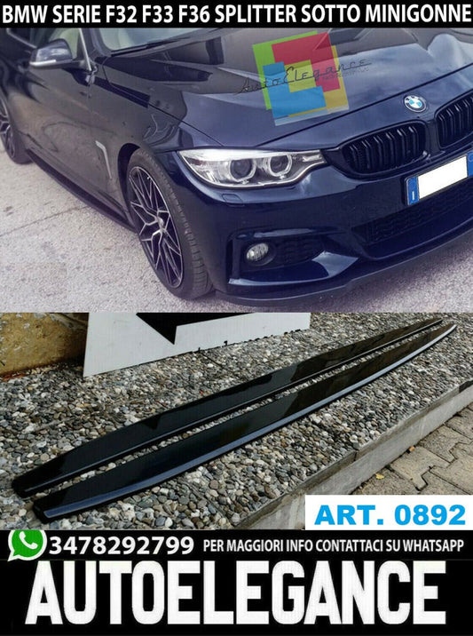 AESTHETIC KIT FOR BMW 4 SERIES F36: HOOD + UNDER BUMPER + UNDER SKIRT (PROMO)