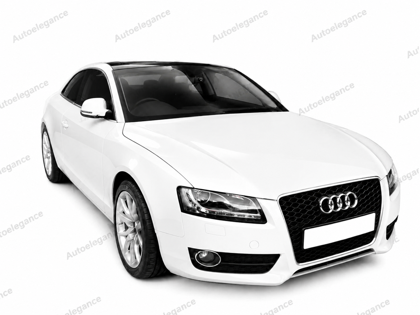 🔥ART.0595 GRIGLIA ADATTO PER AUDI A5 2007-2011 LOOK RS5 BORDO CROMATO🔥
