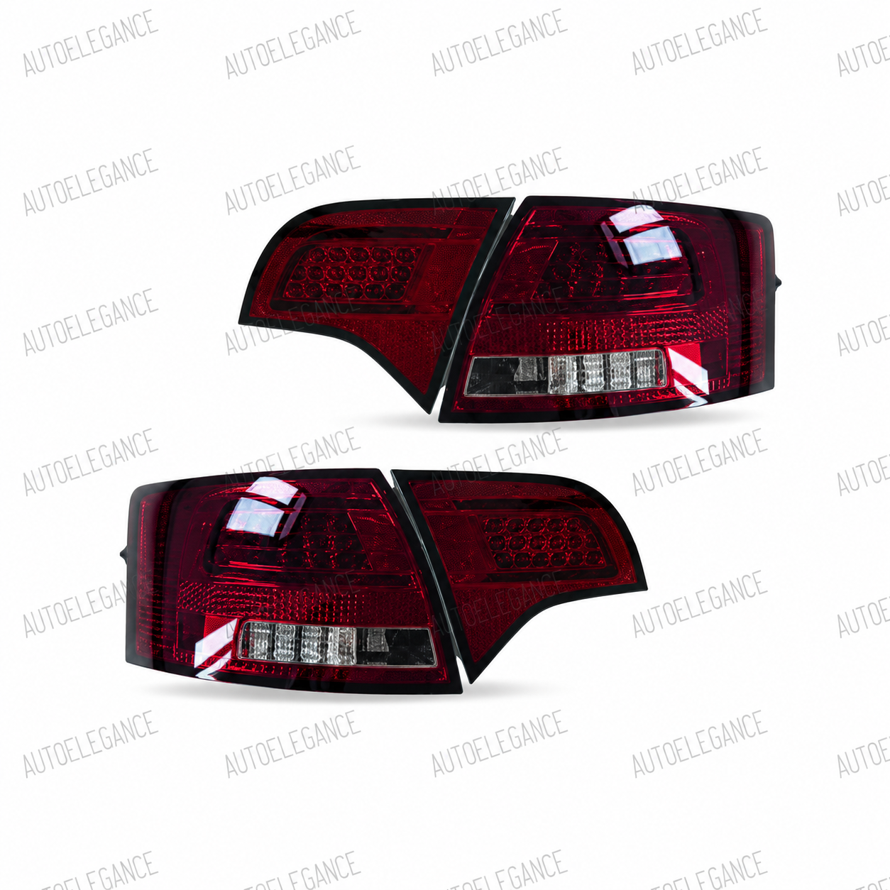 💕ART.10074 FARI POSTERIORI AUDI A4 B7 AVANT 2004-2008 LED ROSSO SCURO💕