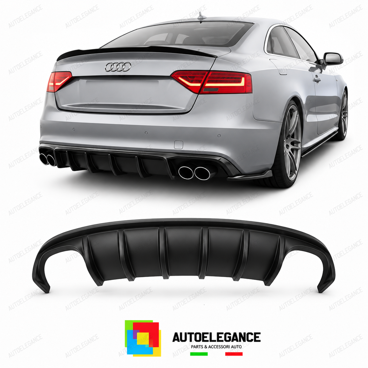 DIFFUSORE AUDI A5 B8 8T 12-16 LOOK S-LINE