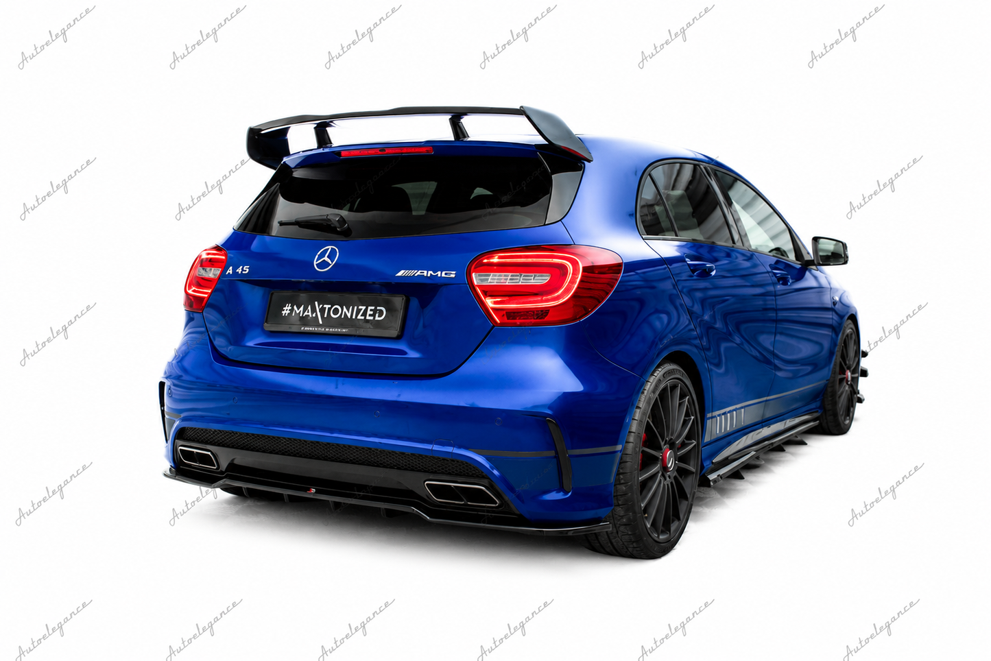 🔥ART.9809 SPLITTER POSTERIORE(CON BARRE VERTICALI) MERCEDES-BENZ A45 AMG W176🔥