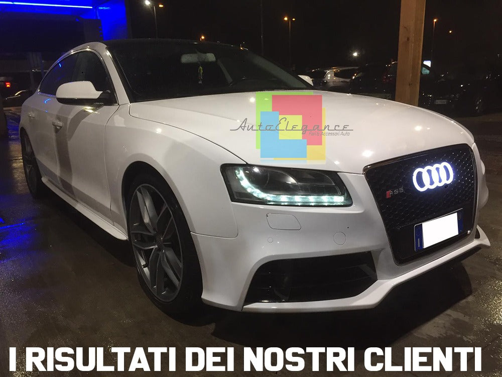 Paraurti anteriore e spoiler aggiuntivo adatti per Audi A5 8T (2007-2011)