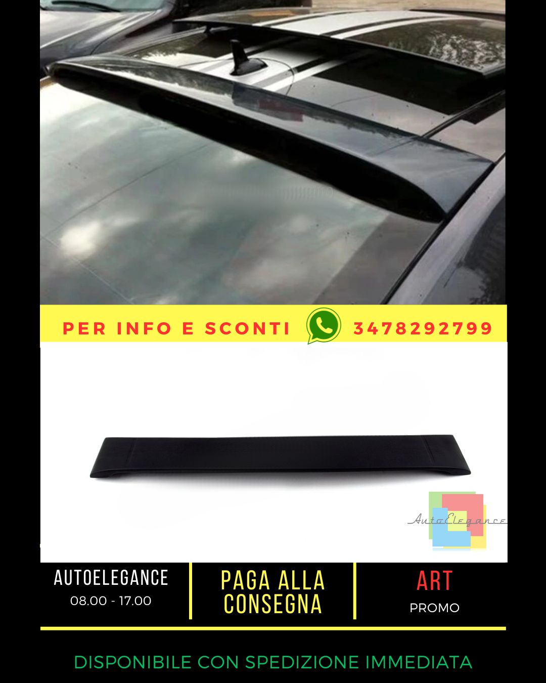 ⭐SPOILER ADATTO PER Mercedes E class W207 2009-2016 coupe⭐