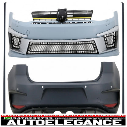 complete body kit suitable for vw golf 7 vii 5g1 (2012-2017) design r400 